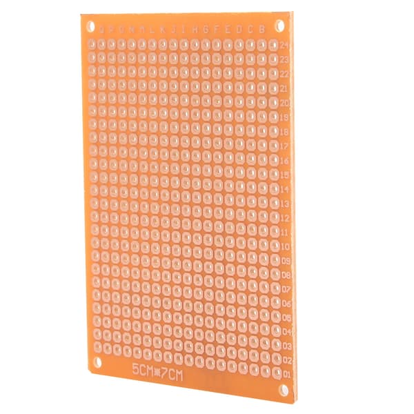 Universal Enkel Sidig Prototyp PCB Kopplingsdäck 10st 5x7cm