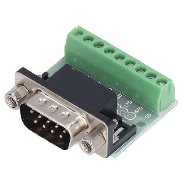 DB9 Terminal Block Breakout Board RS232 RS485 9-Pin Header Skrueforbindelse