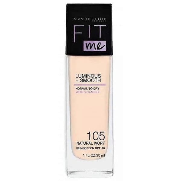 【HT】Fit Me Flytande Foundation - 105 Natural Ivory sv