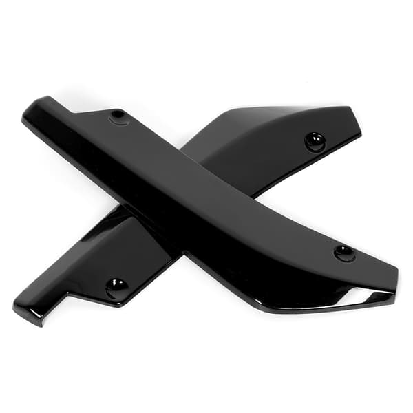 Universal Modifierad Spoiler Blank Svart Bakre Stötfångarskydd Läppdiffusorer Splitter Deflektor