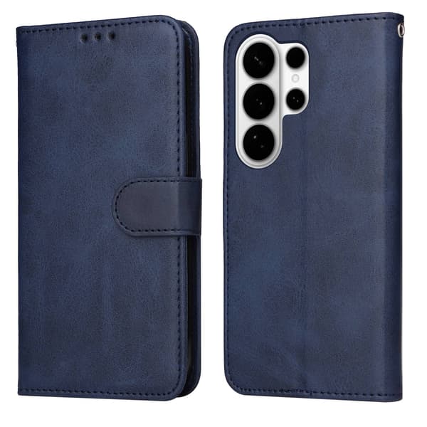 【HT】SKALO PU læderpung etui til Samsung Galaxy S26 Ultra - Flere farver Blå blue
