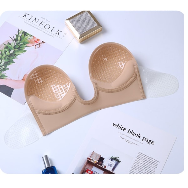 Bröstlösa överdrag Push Up Self Invisible Sticky BH för kvinnor 32C/34B/36B