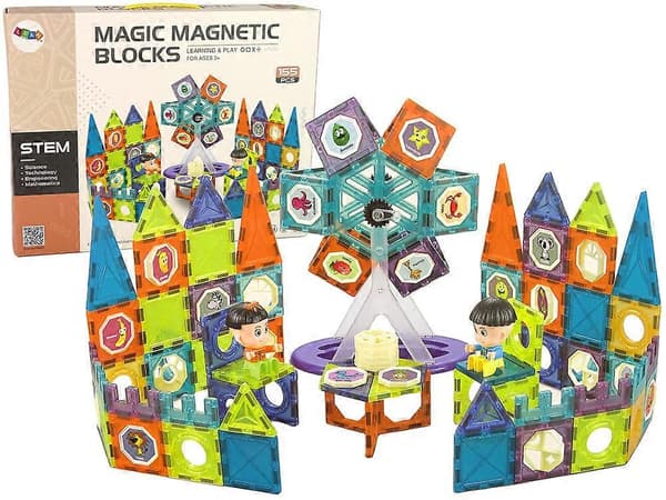 Magneettilelu - 155 osaa - monivärinen