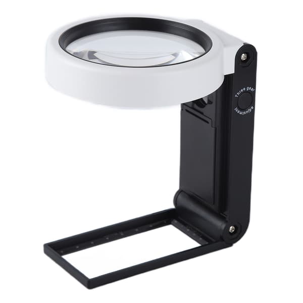TH 7018A LED Forstørrelsesglas Håndholdt Foldbar Multifunktionel til Hjemmet