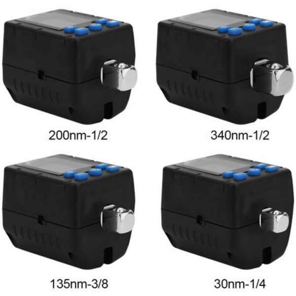 Momentmåler med digital skjerm, justerbar, profesjonell universalnøkkel