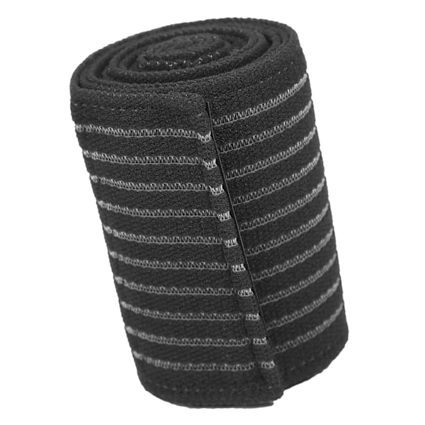 Sportsudstyr multifunktionelt sportsbind elastisk bandage beskyttelsesudstyr (sort)