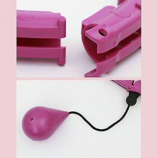 Fitness Smart Hula Hoop 24 Knots Löstagbara Hoops pink
