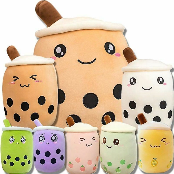 35/50 cm Bubble Tea Boba Cup Myk fylt plysjputepute Ka Strawberry 35cm 13.8in
