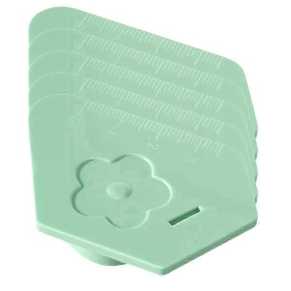 5 stk multifunksjonell magnetisk sømguide kant polygonal anti-krøll plastposisjoner for symaskintilbehør, B