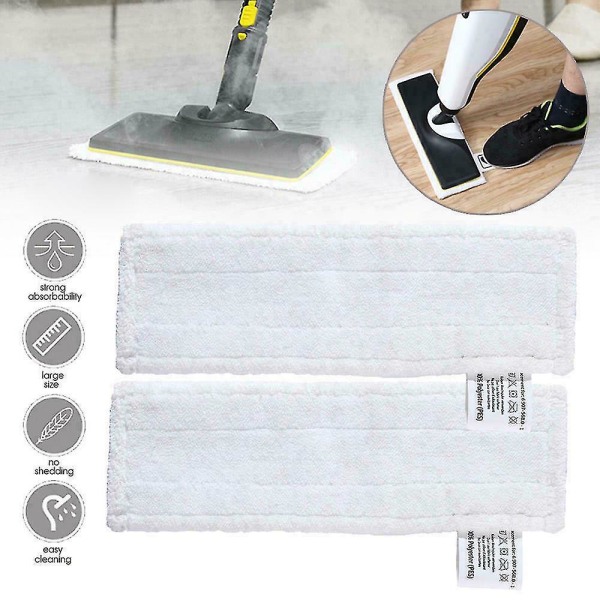 Karcher Sc1 Sc2 Sc3 Sc4 Sc7 Damprengjøringsmoppekluter 3pcs