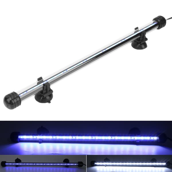 Vandtæt LED Akvarielys 3 Tilstande Dæmpbar EU Stik 38 cm