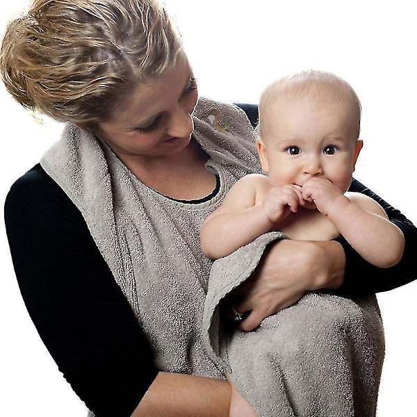 90cm*90cm kæmmet bomuld baby badehåndklæde hætteforklæde