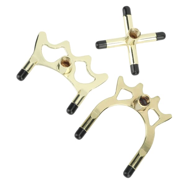3 stk. Pool Bridge Head Genanvendelig aluminiumslegering Billard Cue Bridge Head til Billard Pool Cue Stick