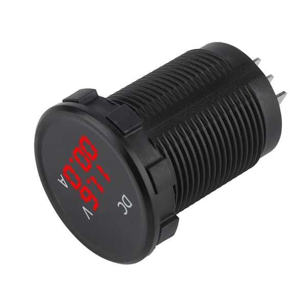 12-24V Digital Voltmeter Amperemeter Spänningsströmmeter Röd LED-Display för Bil Motorcykel Båt