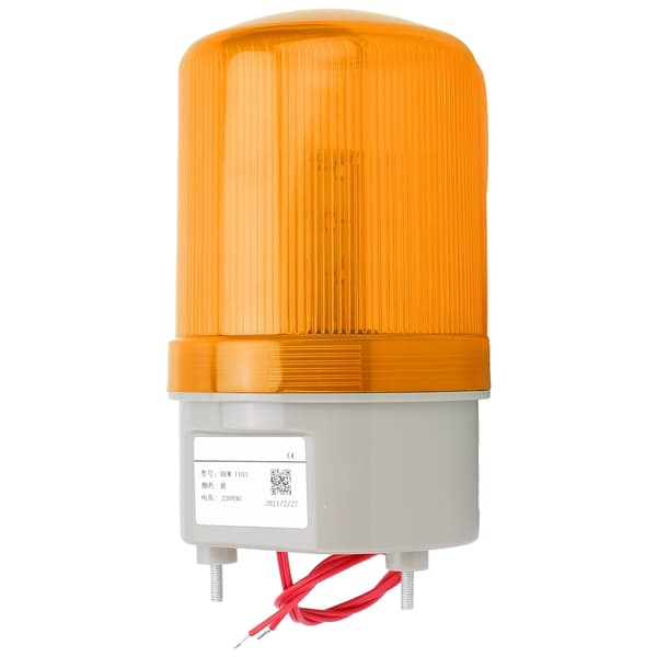 Gul LED Blinkende Nødlys 220VAC BEM-1101