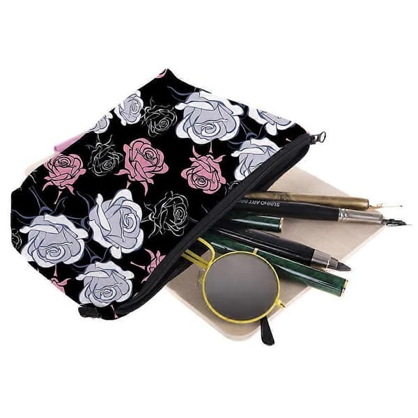Makeuptaske Rejse Makeuptaske Kosmetiktaske Makeuptaske til Pung (Rose)