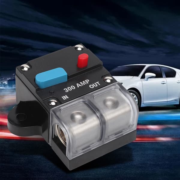 80A 300A Bil Auto Reset Strømafbryder Manuel Reset Knap 300A
