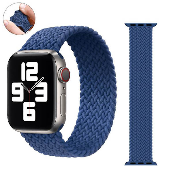 apple watch apple nylon L blue
