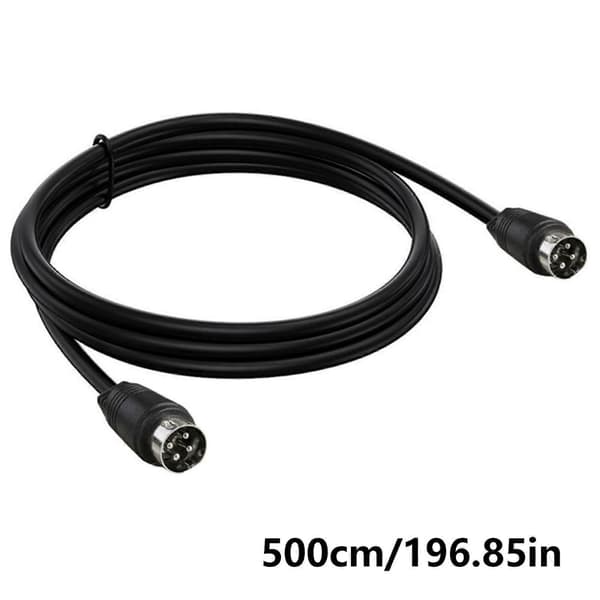 4Pin DIN han til han stikadapterkabel til lyd- og videoenhedsforbindelse 0.5m