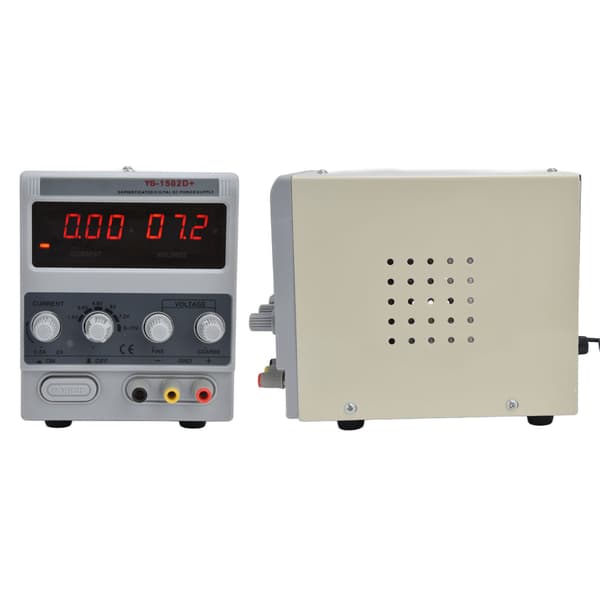 Justerbar regulert strømforsyning 15V 2A 1502D DIY testenhet US Plug 110V