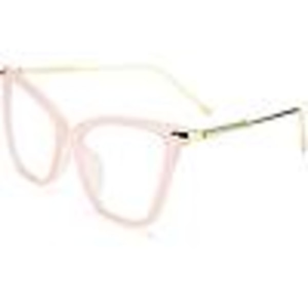 Överdimensionerad Cat Eye Glasögonbåge med klara linser Glasögon för kvinnor B2460