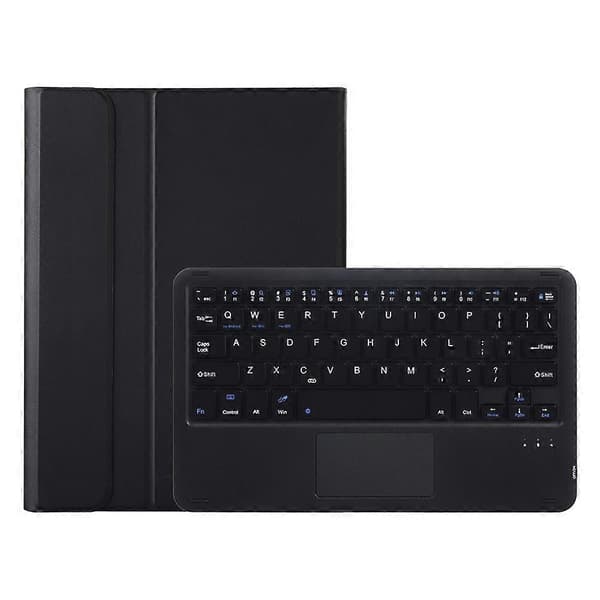 AH25-A For Honor Pad X9 Pad X8a Læder Tablet Cover med Touchpad Bluetooth Tastatur - Sort Multicolor Black