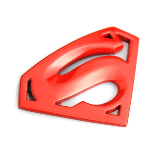 Bilpersonlighet Dekorative klistremerker Kroppsklistremerker 3D metall billogo Sidelogo Halelogo (rød)