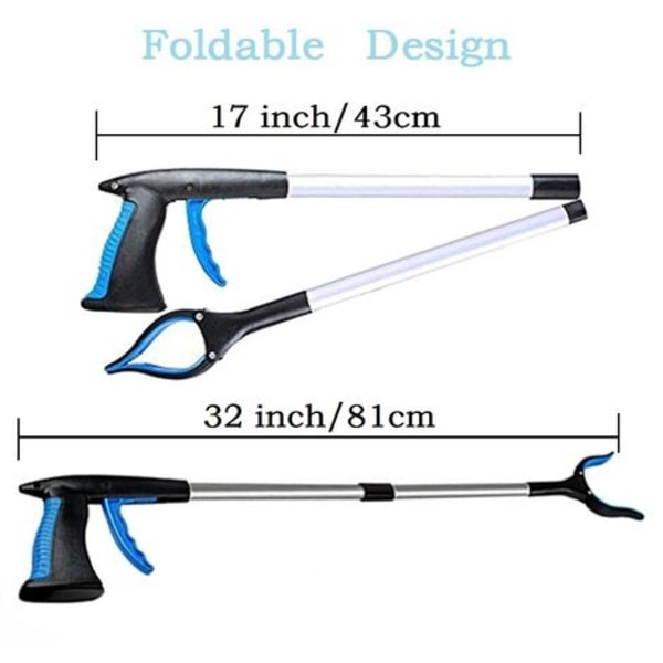 Folding Picker, Trash Picker, Picker, Trash Clip, Sanitary Clip, Yellow
