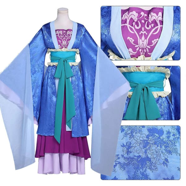 Apotekarens dagböcker Cosplay-kostym, festdräkt, set för kvinnor S