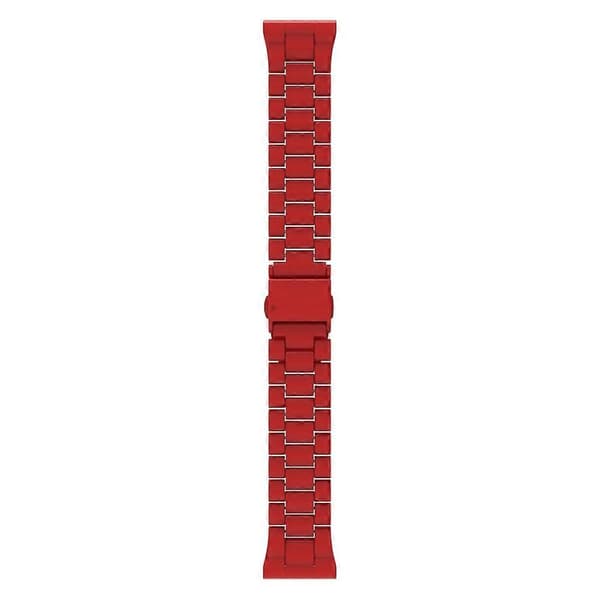 Til Garmin Fenix 8 43mm/Descent MK3 43mm Urrem 20mm Plast 3-perle Håndledsrem Multicolor Red
