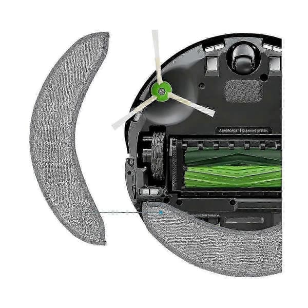 6-pack ersättningsmoppdynor kompatibla med Combo J7+ robotdammsugare, återanvändbara moppdynor i mikrofiber Gray