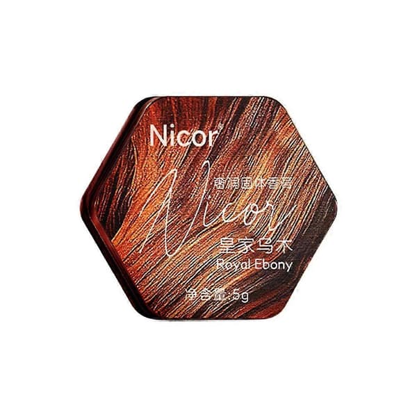 【HT】5g Nicor Perfumer Solid Balm til Mænd, Langvarig Duft Bærbar Opfriskende Deodorant Balm brown 5g