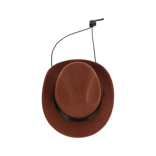 Sjov Kæledyrs Cowboyhat Brun