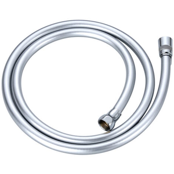 Fleksibelt Anti-Twist Brusehoved, 1,5 M Bruseslange, Gummi, Hvid