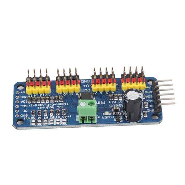 Servodriver 16-kanals motorstyringskortmodul IIC-interface A9685 til robot