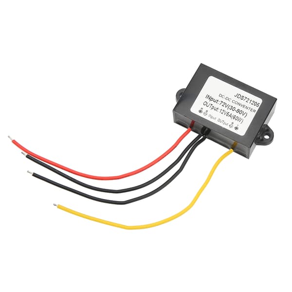 [HT]72V til 12V 5A DC Buck-omformer modul med kabel spenningstransformator IP67 vanntett