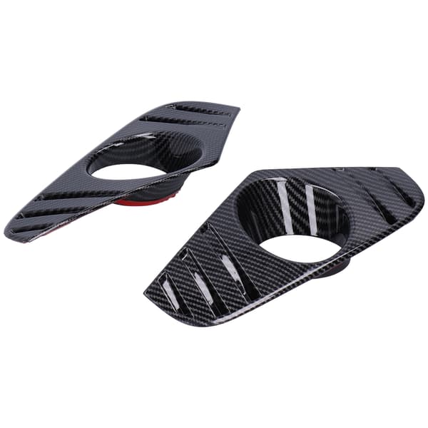 2 Frontlykt Tåkelys Deksel Karbonfiber Stil Dekorative Detaljer Passer RAV4 2019 2021