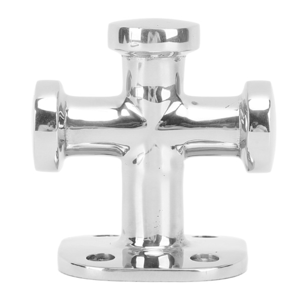 63 mm bådklampe pullert 316 rustfrit stål poleret overflade enkelt kryds pullert til yachter, både, fiskebåde