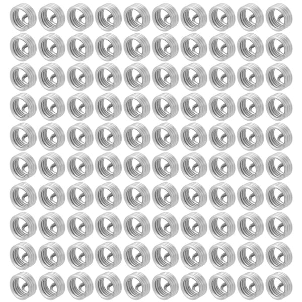 Rustfri stål trådspiraler M6x1.0x1D Længde 100 stk.