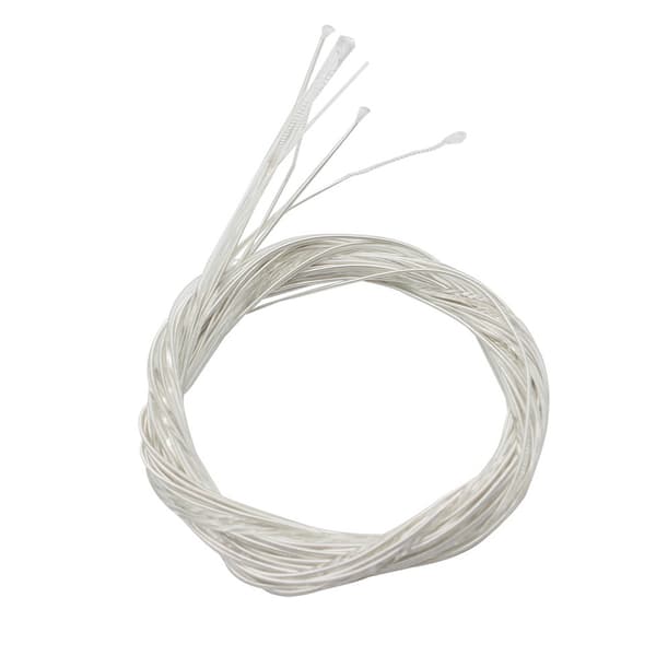 Klar Nylon Silverpläterad Kopparlegering Oud Strängar Ersättningsset 10 Strängar