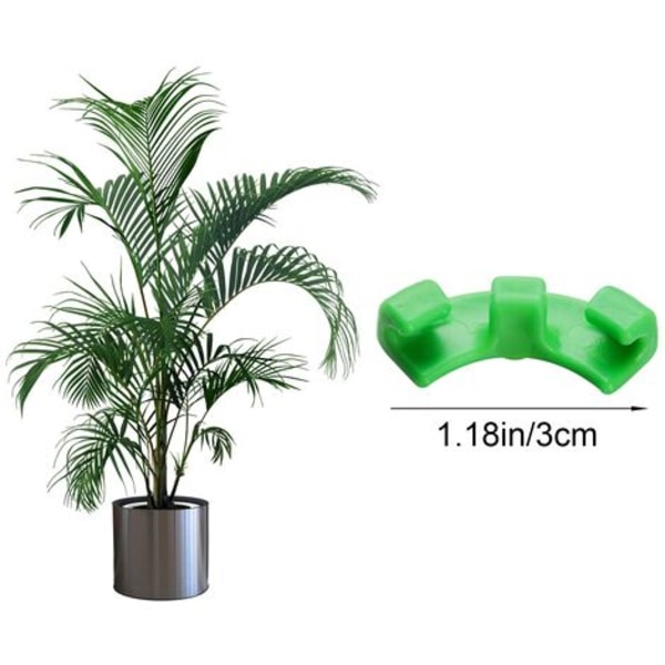 90 Degree Plant Helper Bender til Low Stress Training og Planter Trainerc 20stk Grøn