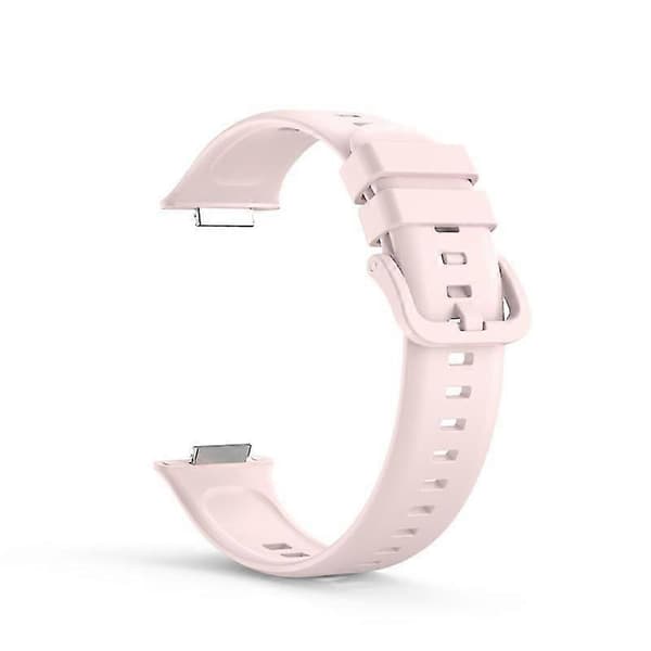 Ensfarvet silikone urrem til Huawei Watch Fit 2 Pink