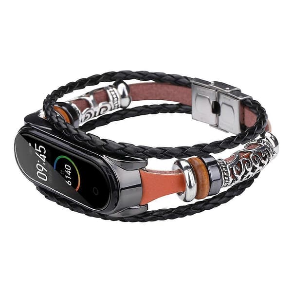 Armbånd 4 Retro erstatningsarmbånd sort