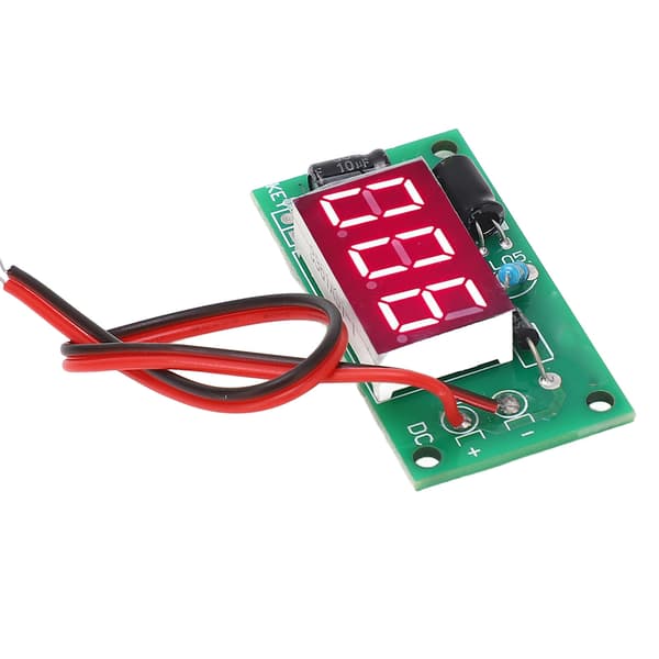 Rød 3-sifret Trigger Teller Modul 7 16V Industrielt Utstyr Akkumulator