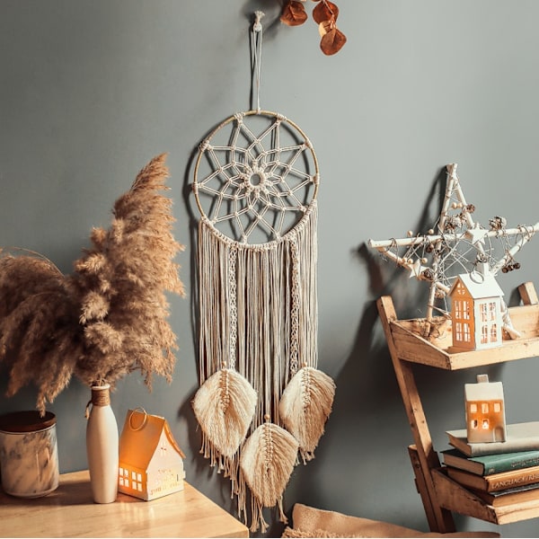 Nordisk stil vævet gobelin jernring 25*97cm,