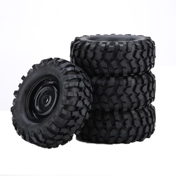 4-pack Medium Mjuka Gummidäck för 1/10 Skala Rock Crawler RC Bil