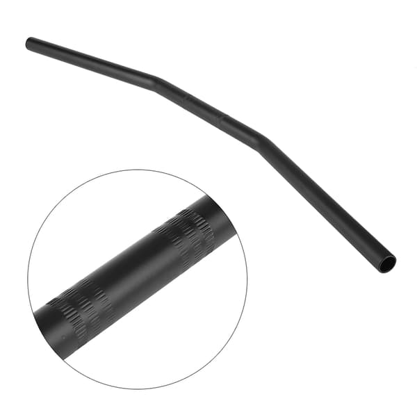 7/8 tommer 22MM Motorcykel Retro Bøjning Styretang Sort