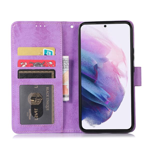 Samsung Galaxy S23 Plus - Praktisk Stilfuld Pungcover Rosa