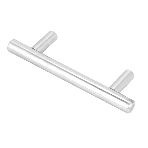 Moderne T-bar skabstræk i rustfrit stål - perfekt til køkkenmøbler (100 mm)