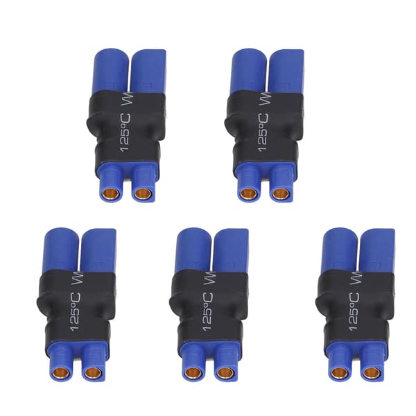 5 STK EC3 Han til EC5 Hun Adapter Universal Trådløs RC Lipo Batteristik til RC Bil Model Flymodel
